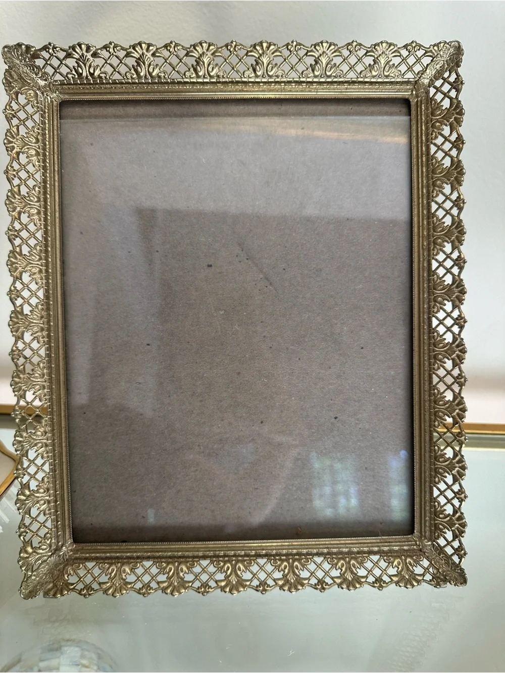 Vintage matson style Gold Decorative Vanity Set -